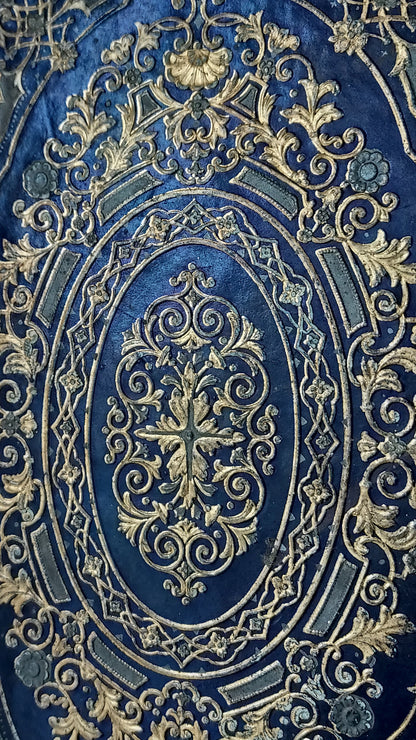 1845 Histoire d'Angleterre | Navy & Gold Cartonnage Binding