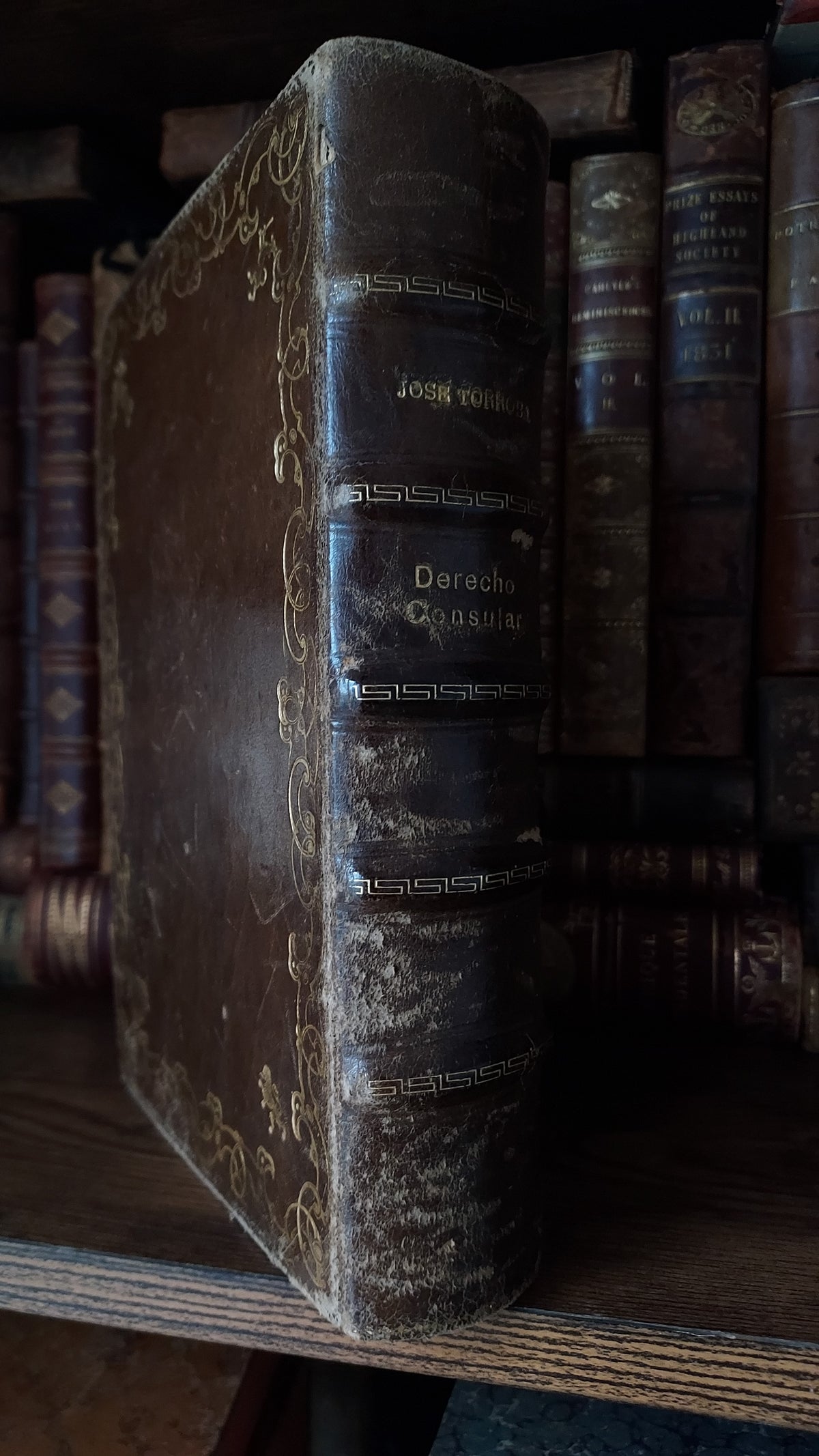 1927 Derecho Consular | Rare Spanish Master Binding