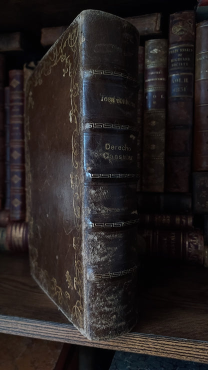1927 Derecho Consular | Rare Spanish Master Binding