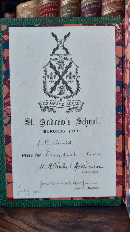 1897 Field and Hedgegrow | St. Andrew's School Fine Prize Binding