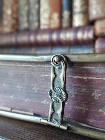 1860s Eucologe ou Paroissien Romain-Éduen: Gauffered Red Pages & Clasp