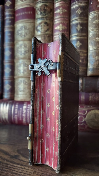 1863 Paroissien Romain | Red Pages and Cross Clasp
