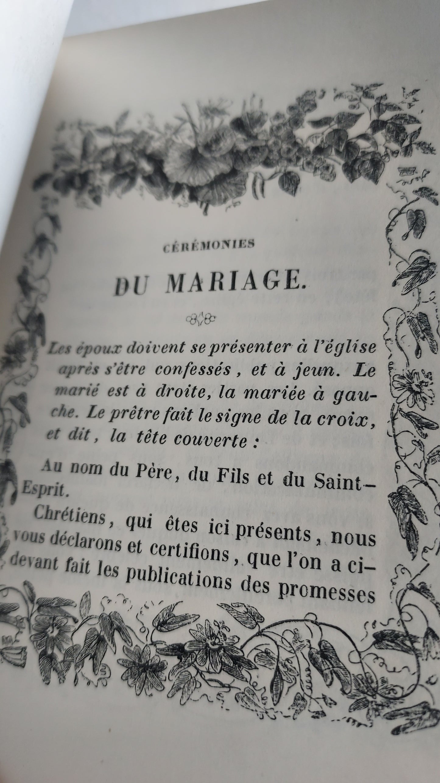 1850s Livre de Mariage | Velvet Wedding Missal w/Large Intricate Clasp