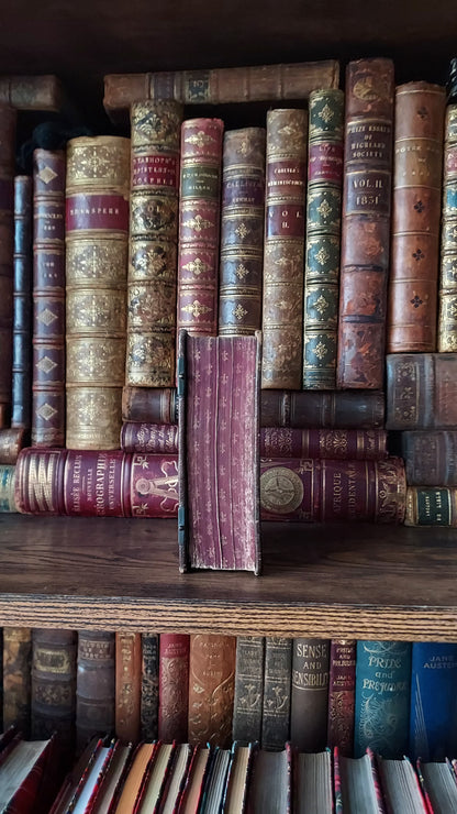 1870s Paroissien Romain | Red Ermine Gauffered Edge