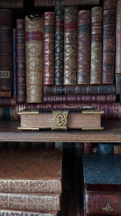 1846 Book of Common Prayer | Rare Gauffered Words and Metal Clasp