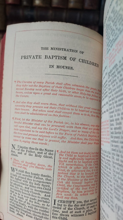 1846 Book of Common Prayer | Rare Gauffered Words and Metal Clasp