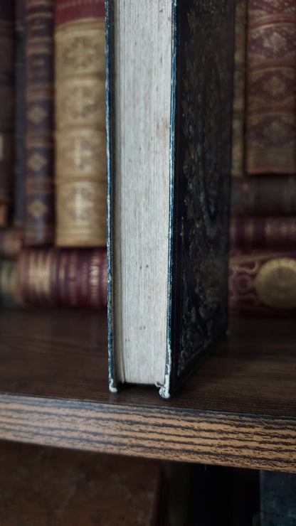 1845 Histoire d'Angleterre | Navy & Gold Cartonnage Binding