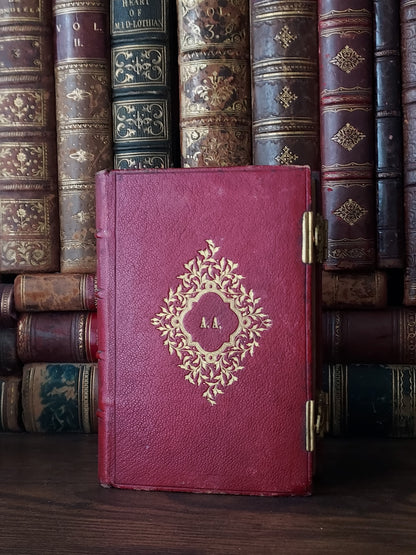 1870s Paroissien Romain: First Communion, A. A. Initials
