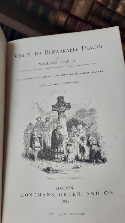 1882 Visits to Remarkable Places | Victorian Prize Binding