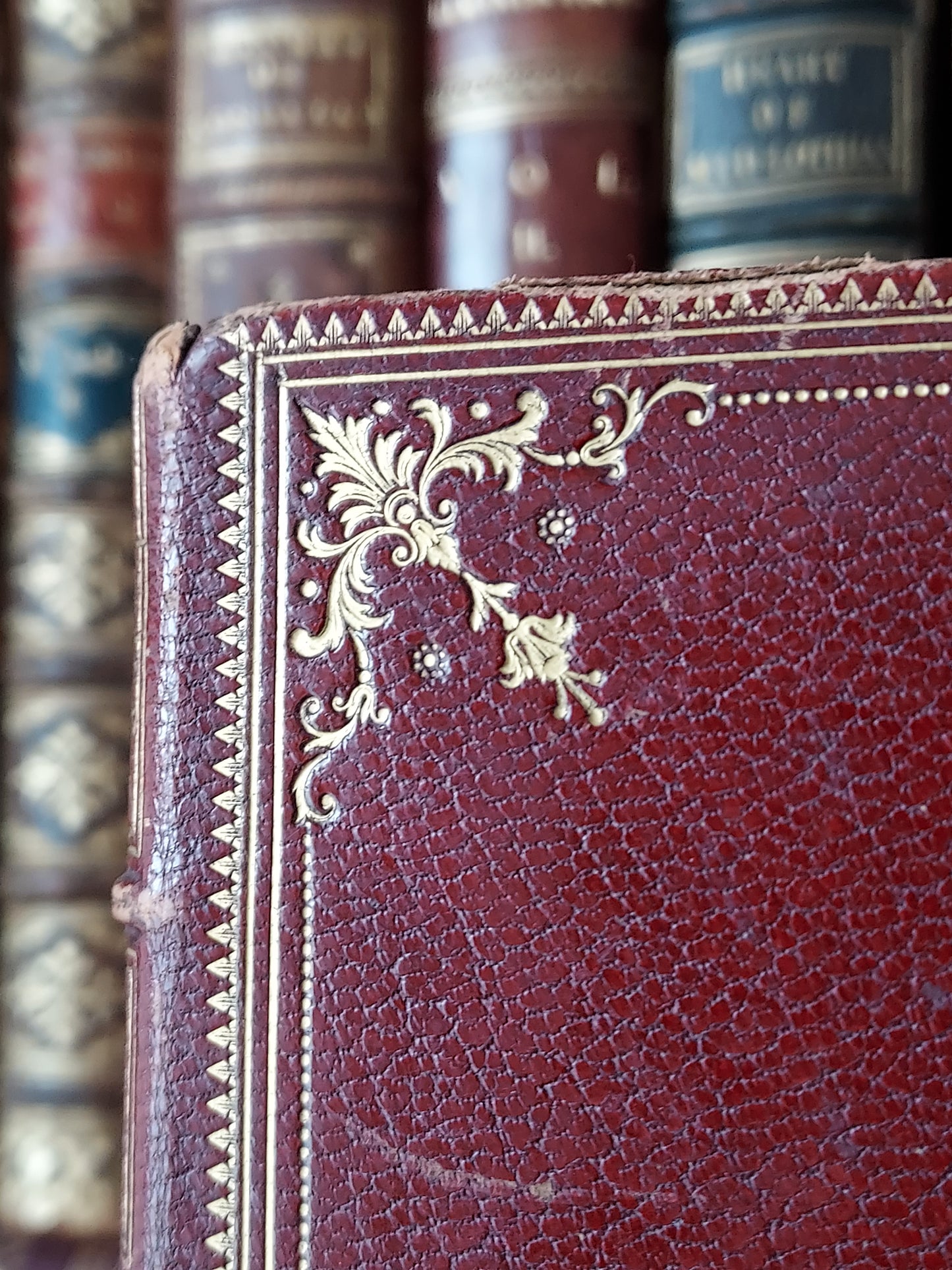 1887 Gruel Paroissien de la Renaissance | Latin Script Gauffered Edge
