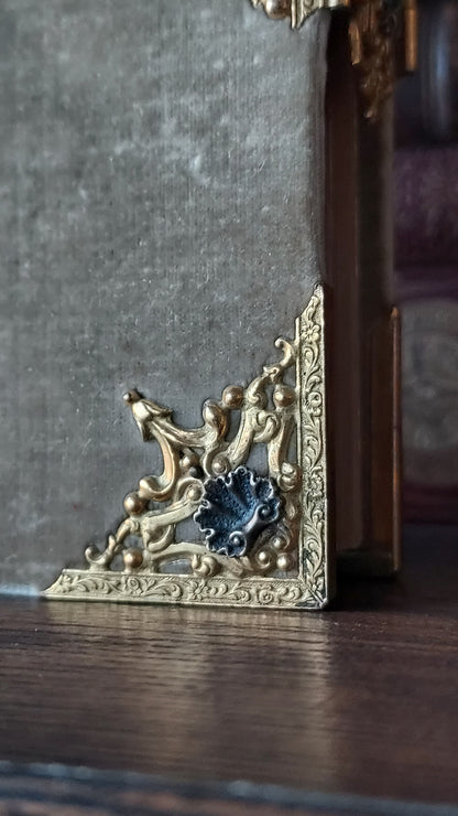 1850s Livre de Mariage | Velvet Wedding Missal w/Large Intricate Clasp