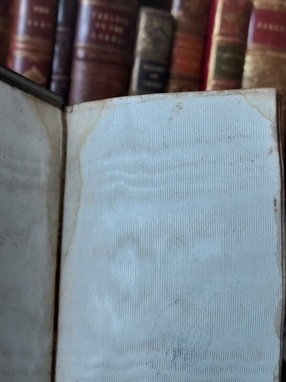 1860s Eucologe ou Paroissien Romain-Éduen: Gauffered Red Pages & Clasp