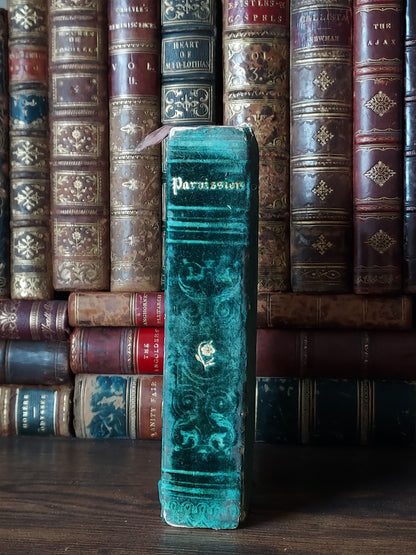 1838 Paroissien Complet | Green Velvet & Cross Clasp