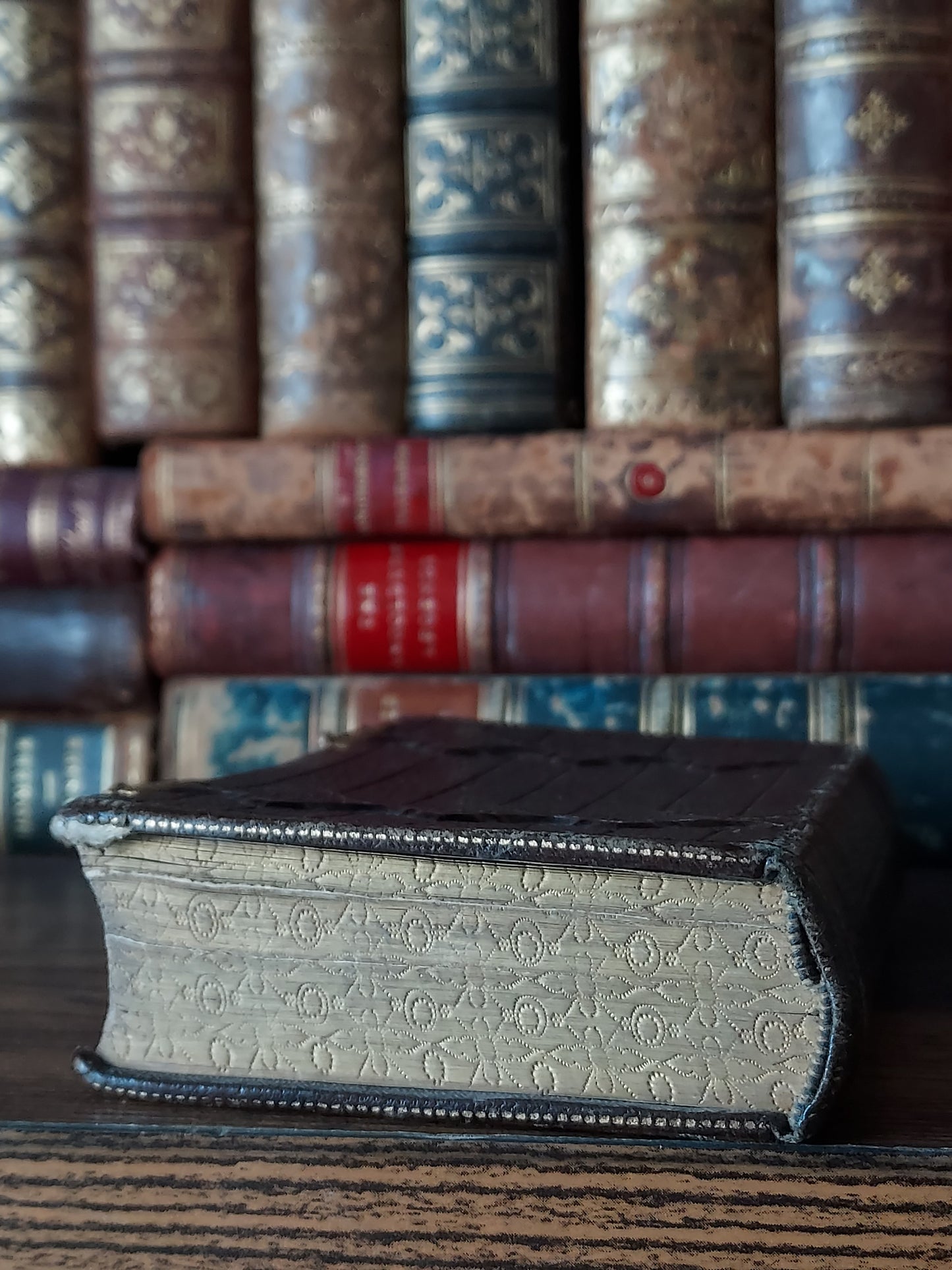 1860s Floral Gauffered-Edge Prayer Book