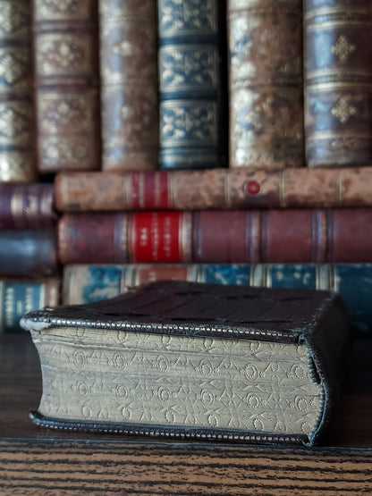 1860s Floral Gauffered-Edge Prayer Book