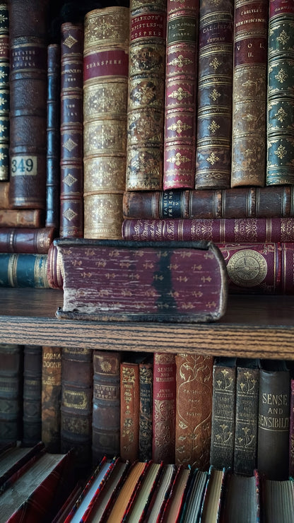 1870s Paroissien Romain | Red Ermine Gauffered Edge