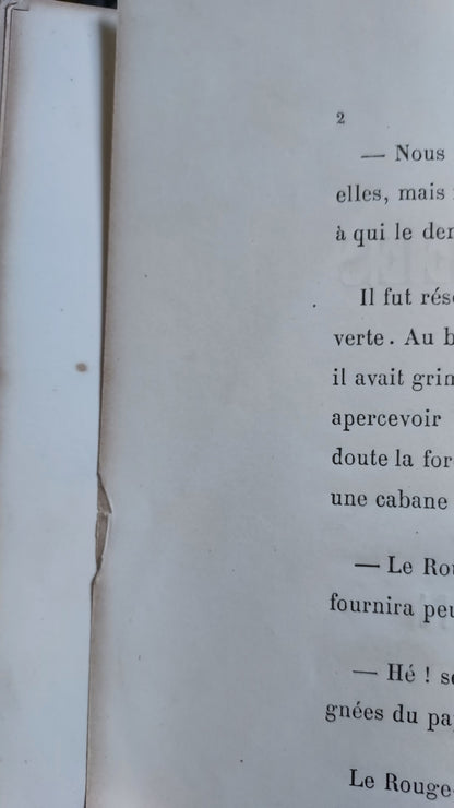 1867 Les Fleurs Animées | Grandville Brown Leather 2-Volume Set