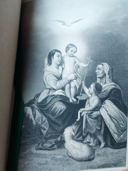 19th-century La Giornata del Cristiano | Blue Velvet & a Cross Clasp