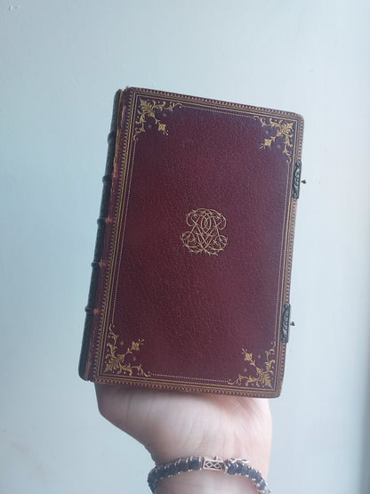 1887 Gruel Paroissien de la Renaissance | Latin Script Gauffered Edge