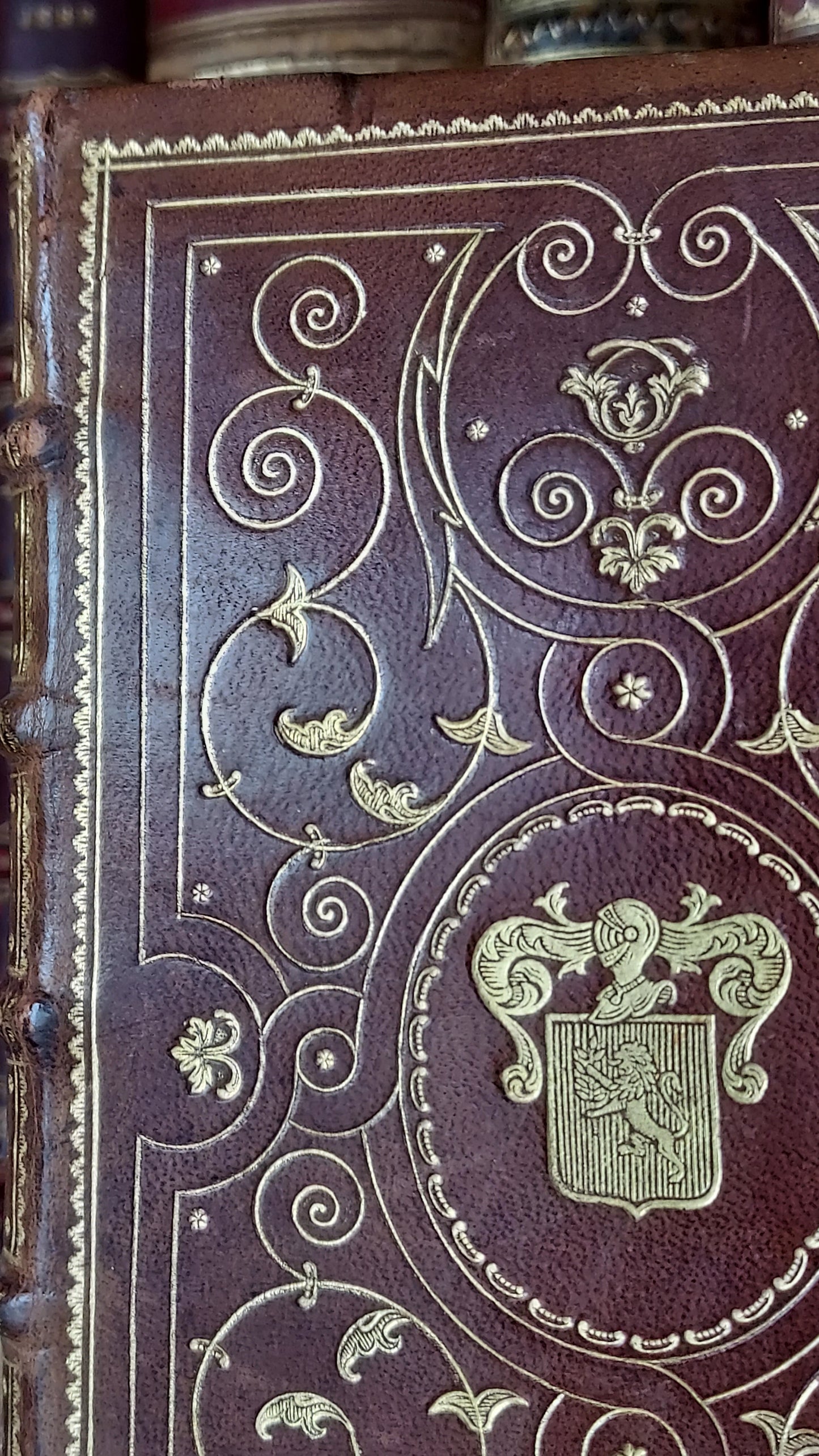 1902 Le Nouveau Testament & Prayer Card | Hand-Illuminated, Stamped by L. Angeli