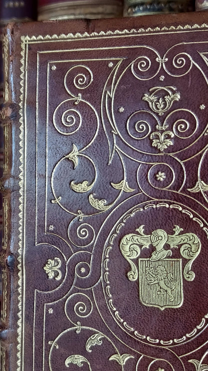 1902 Le Nouveau Testament & Prayer Card | Hand-Illuminated, Stamped by L. Angeli