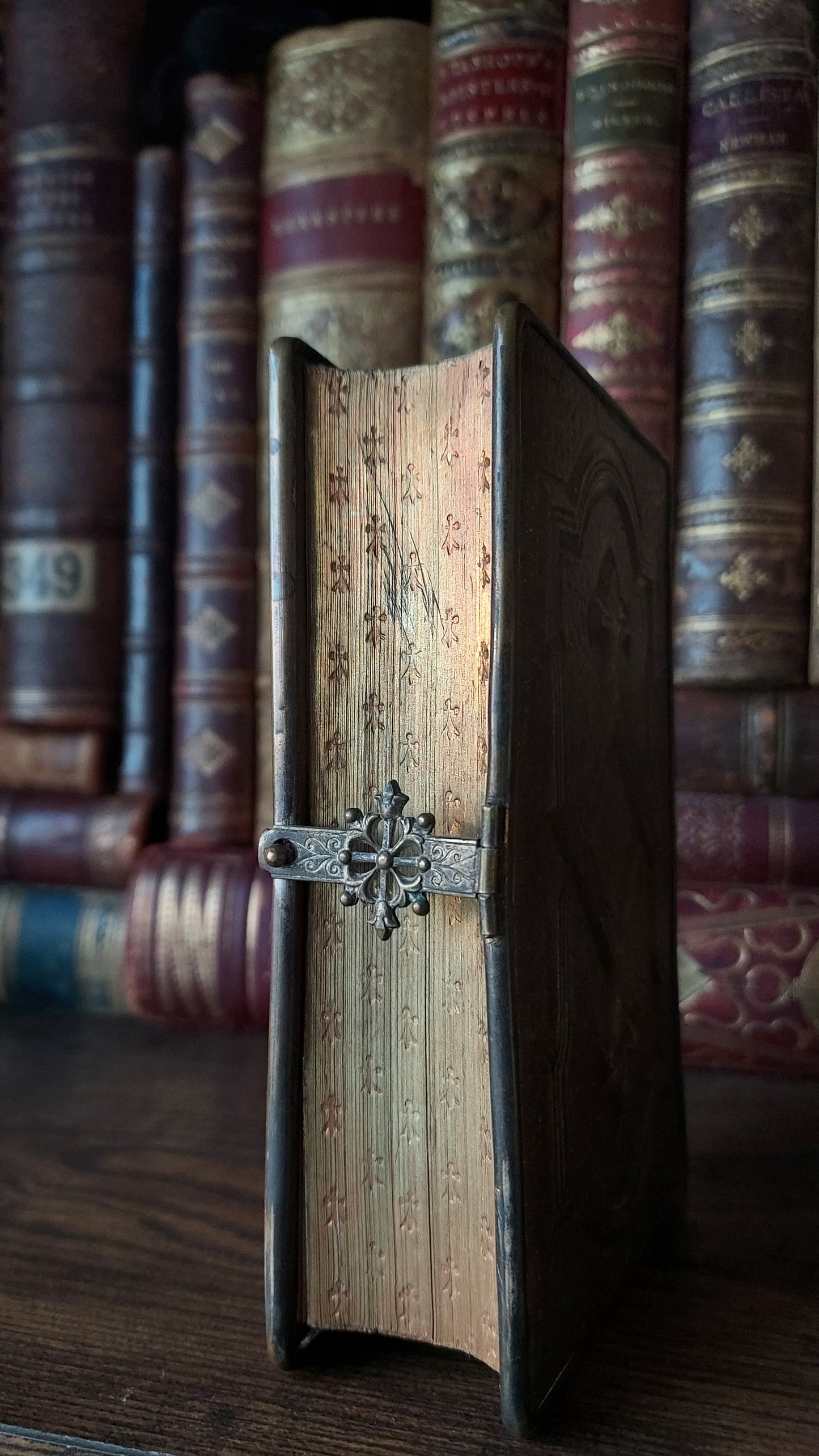 1870 Vollständige Sammlung ausgewählter Gebete | German Ermine Gauffered Edge