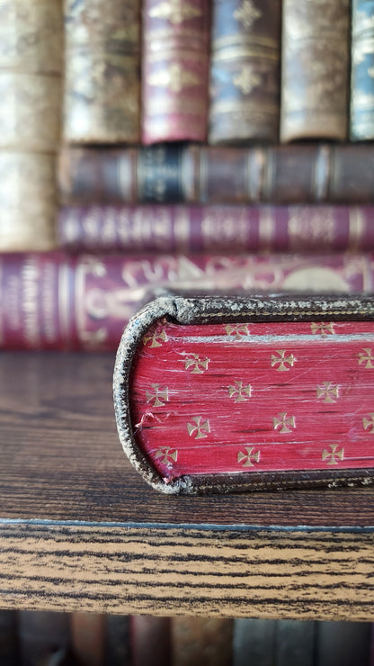 1863 Paroissien Romain | Red Pages and Cross Clasp