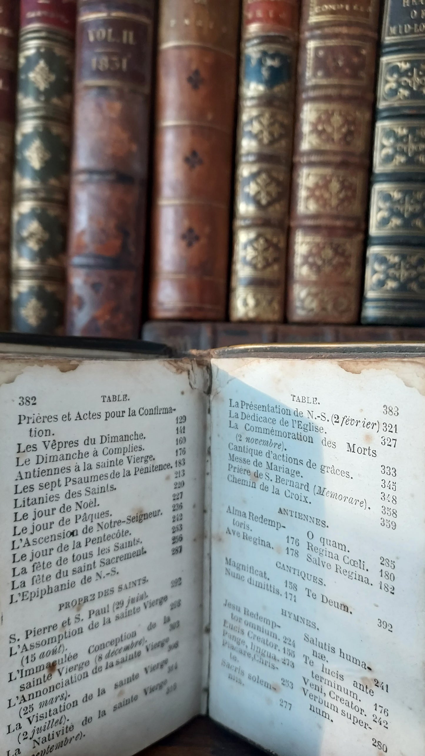 1870s Paroissien Romain | Mini w/Gauffered Stars