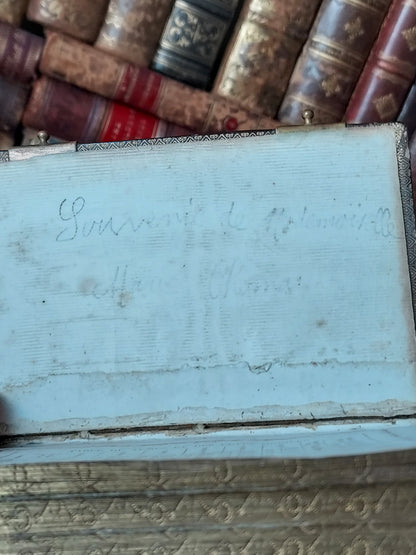 1860s Floral Gauffered-Edge Prayer Book