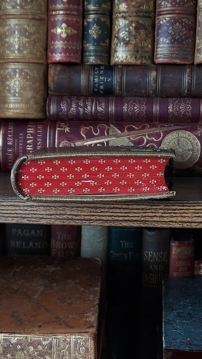 1860s Imitation de Jésus-Christ | Noble Provenance, Clasps, & Gauffered Edges