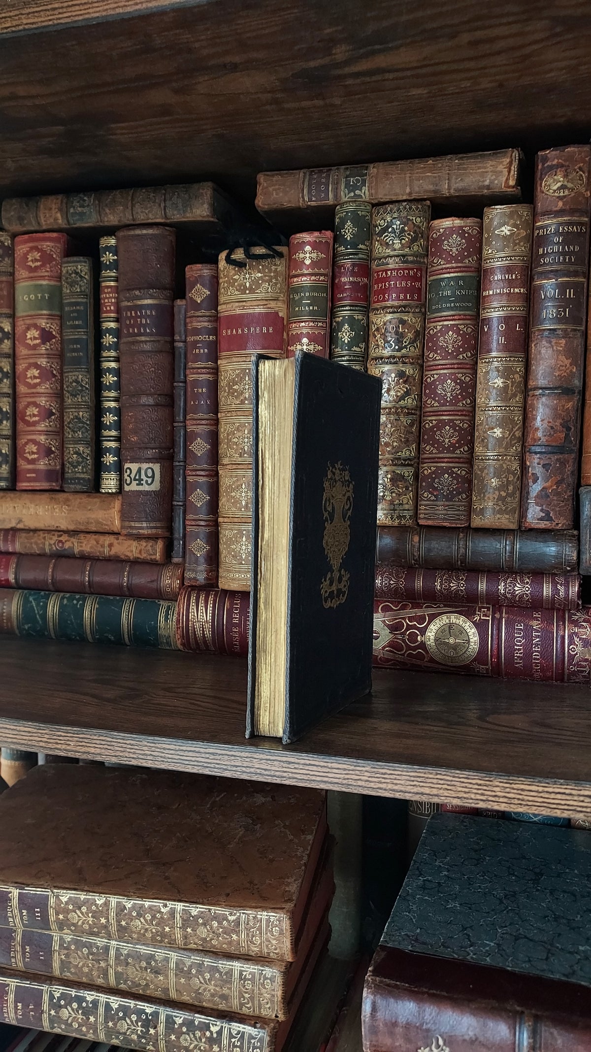 1848 Black and gold | Alfred Mame Black & Gold Cartonnage