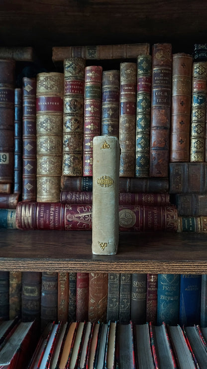 1850s Livre de Mariage | Velvet Wedding Missal w/Large Intricate Clasp