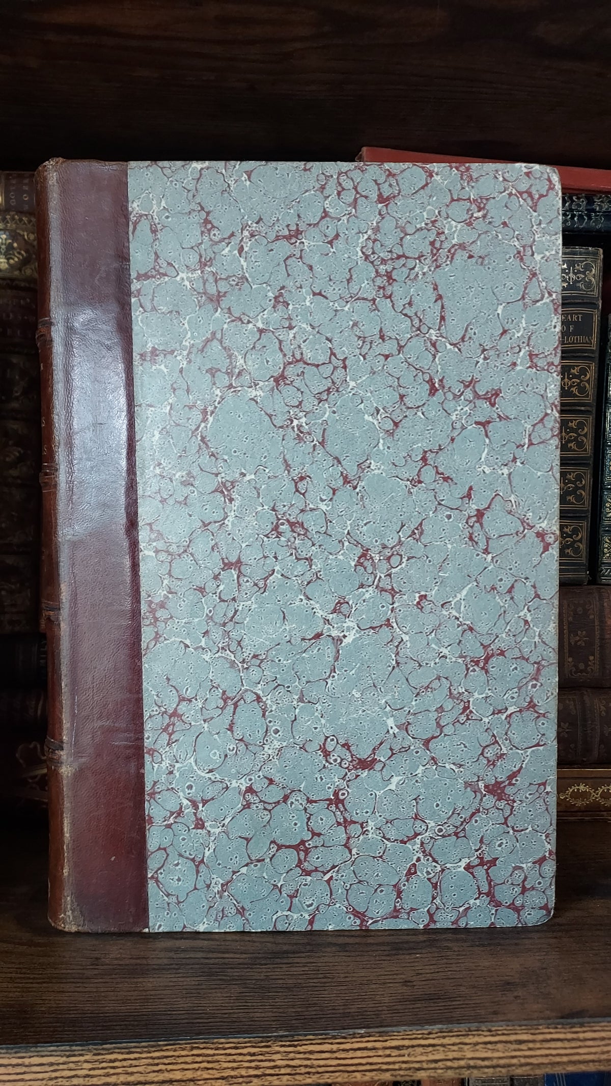 1867 Les Fleurs Animées | Grandville Brown Leather 2-Volume Set