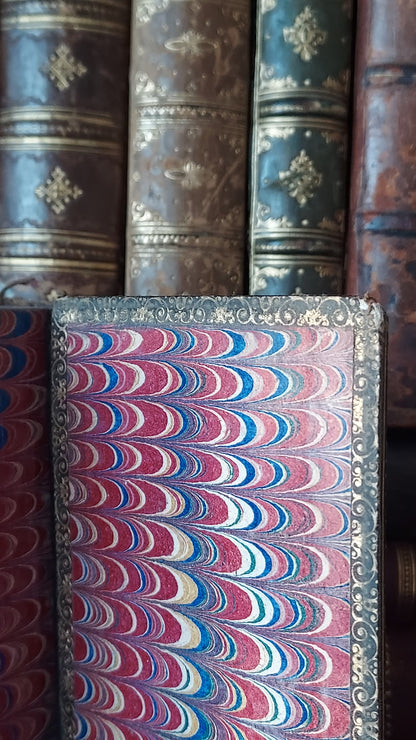 1876 Paroissien Romain | Red Star Gauffered Edge