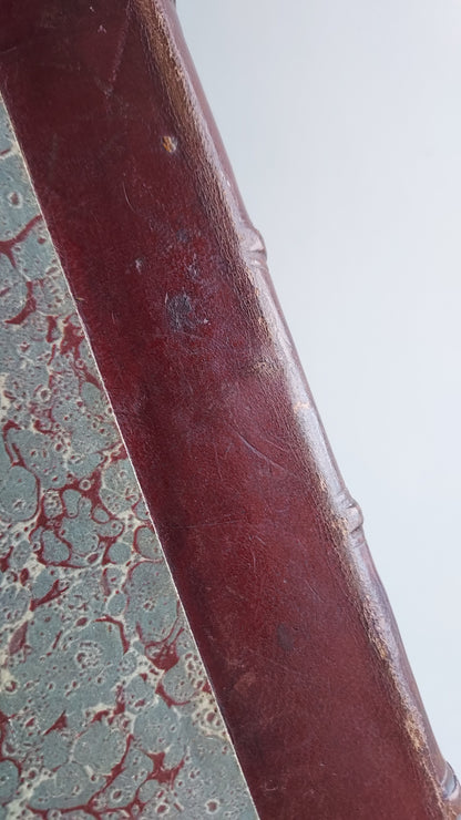 1867 Les Fleurs Animées | Grandville Brown Leather 2-Volume Set