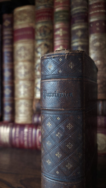 1850s Paroissien Romain | Gauffered Edge Starburst Motif