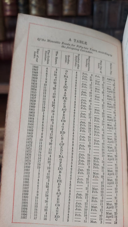 1846 Book of Common Prayer | Rare Gauffered Words and Metal Clasp