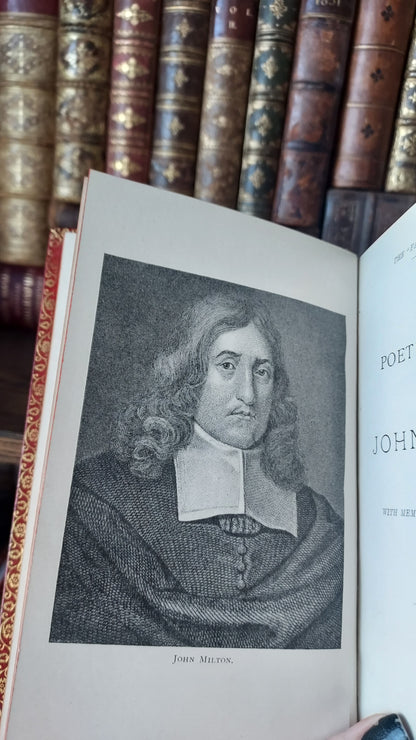 1845 The Poetical Works of John Milton | Dublin Fine Binding