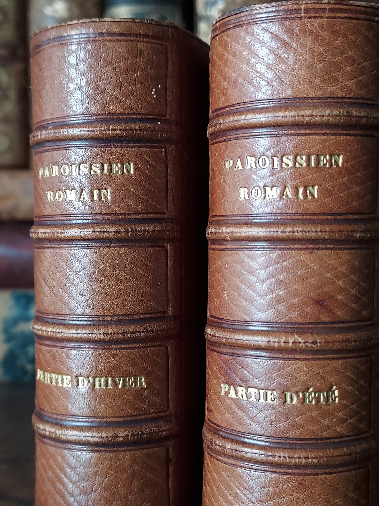 1860s Paroissien Romain, Très Complet Partie d'Hiver: Red Gauffered Edge