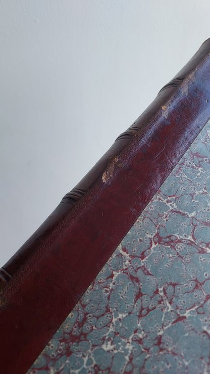 1867 Les Fleurs Animées | Grandville Brown Leather 2-Volume Set