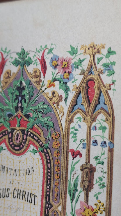 1860s Imitation de Jésus-Christ | Noble Provenance, Clasps, & Gauffered Edges