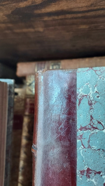 1867 Les Fleurs Animées | Grandville Brown Leather 2-Volume Set