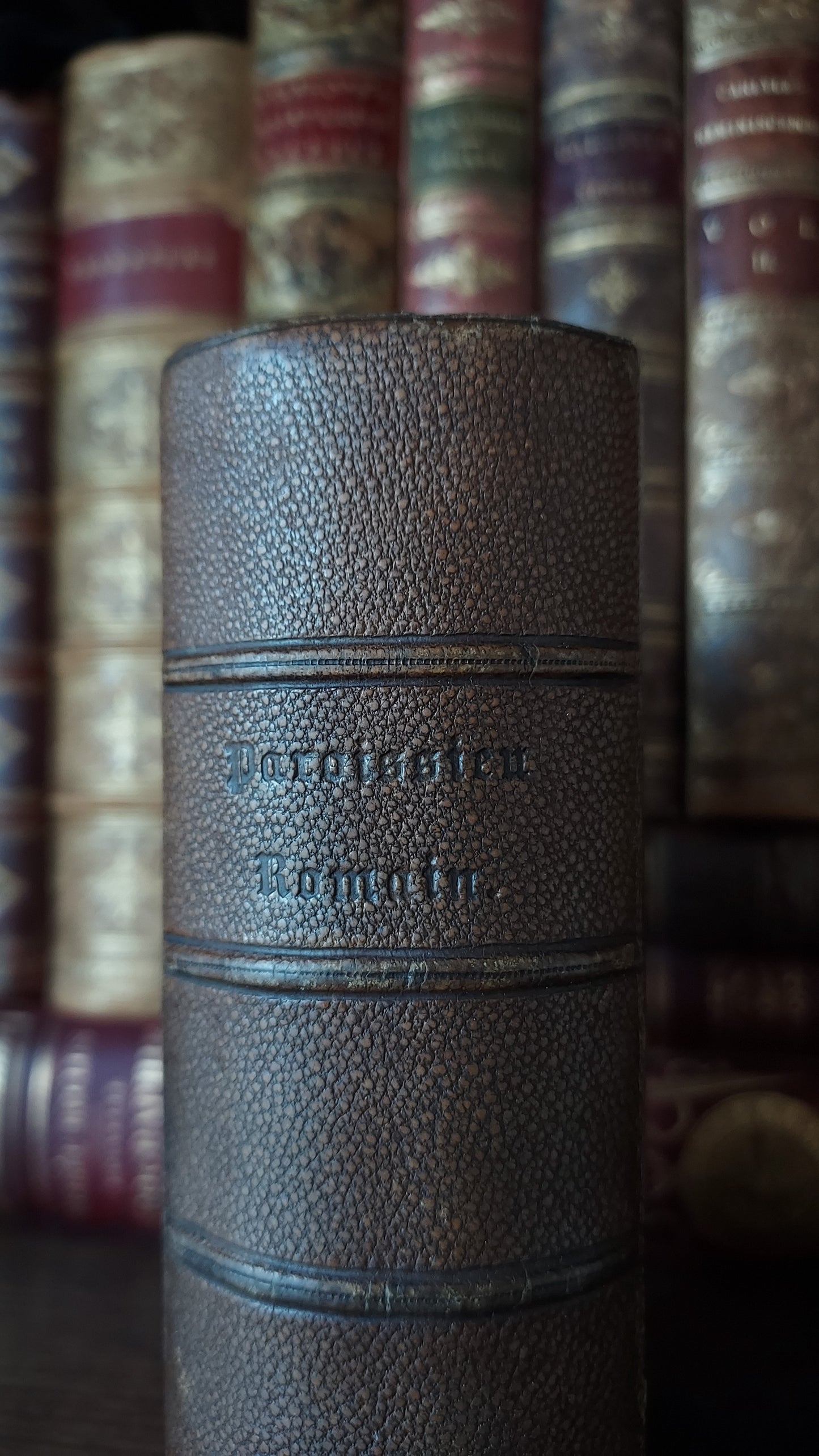 1857 Paroissien Romain | Gauffered Star Blue Edge