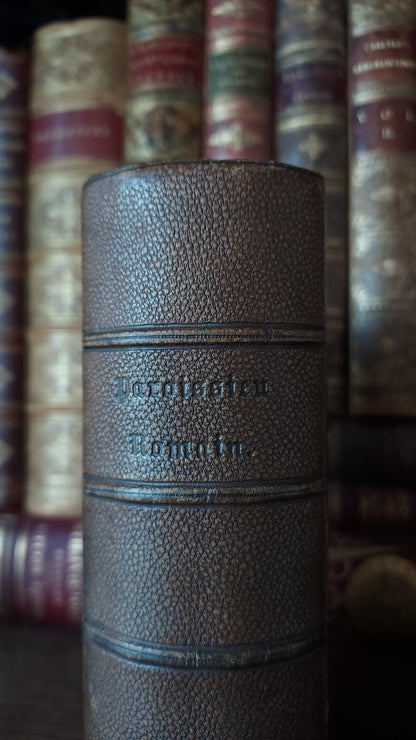 1857 Paroissien Romain | Gauffered Star Blue Edge