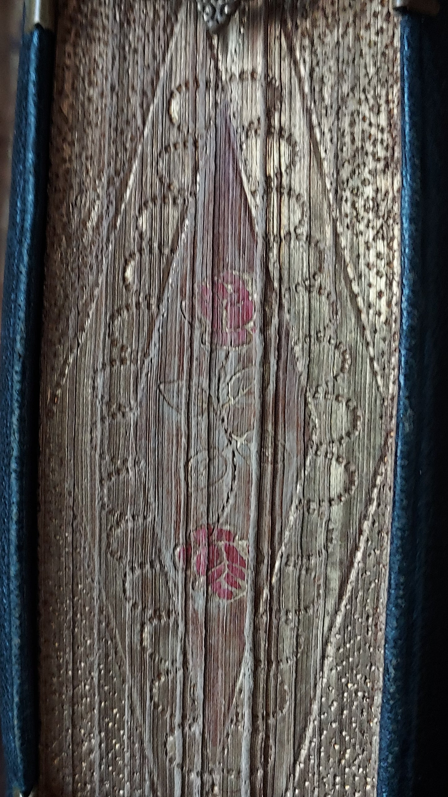 1897 Manuale di Filotea | Hand-Painted Rose Gauffered Edges