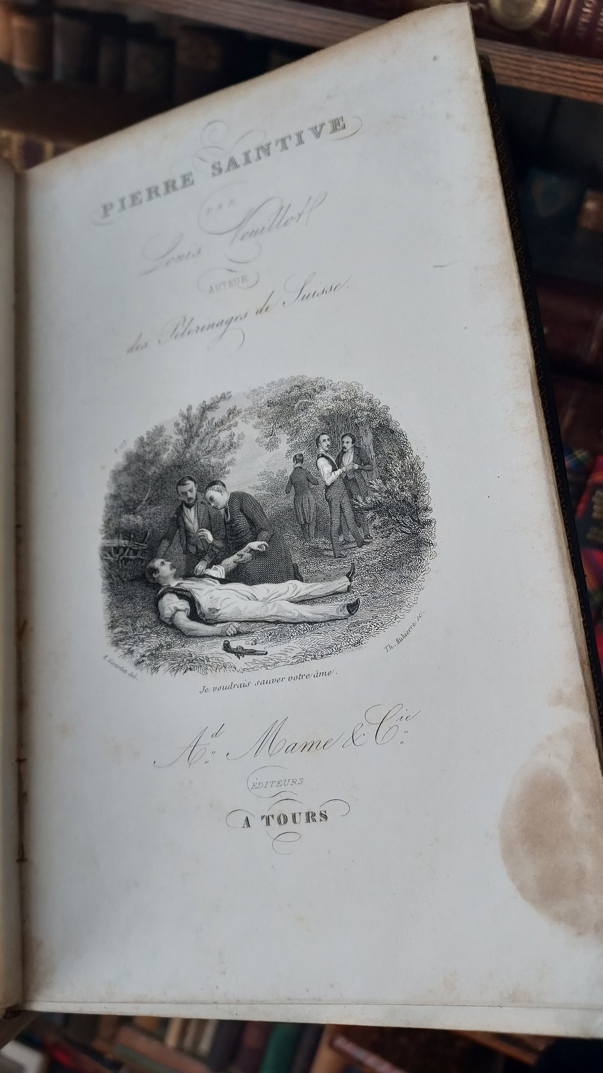 1845 Pierre Saintive | Vine Motif Cartonnage
