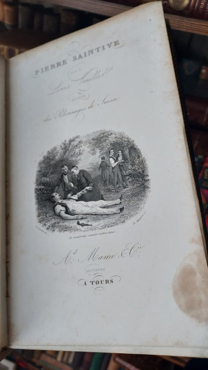 1845 Pierre Saintive | Vine Motif Cartonnage