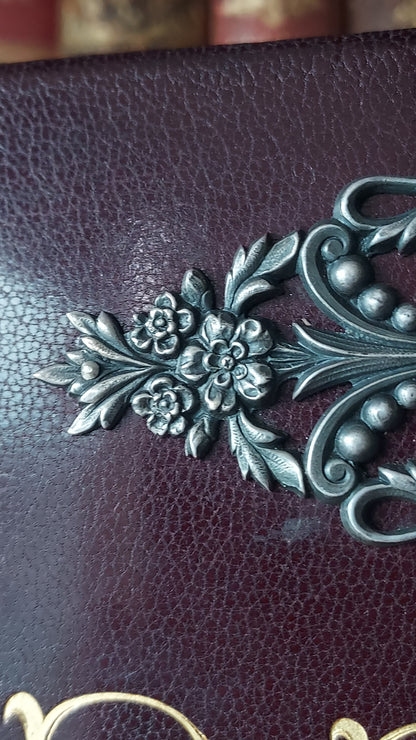 1880s Missel Romain | Ornate Double Floral Clasp