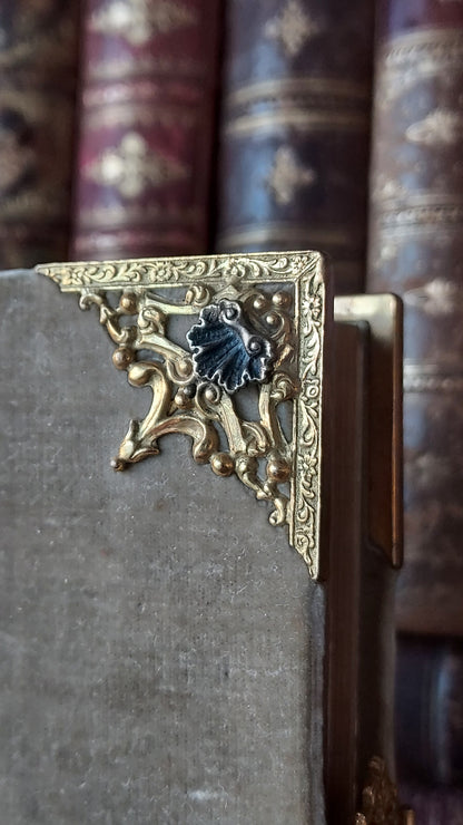 1850s Livre de Mariage | Velvet Wedding Missal w/Large Intricate Clasp