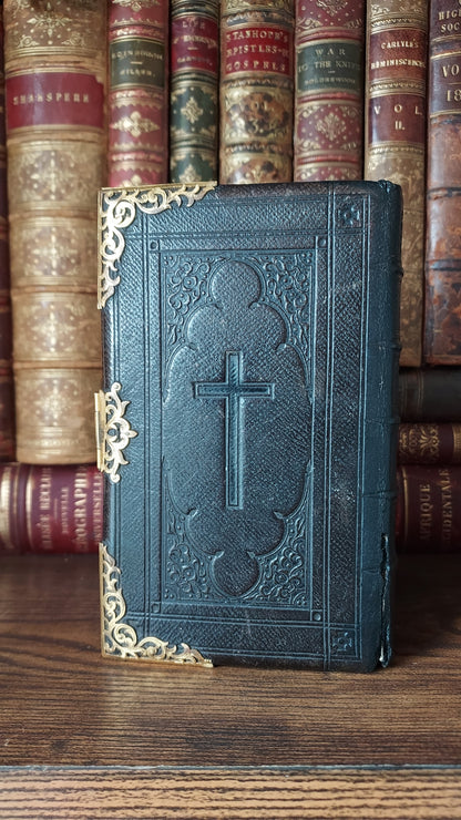 1846 Book of Common Prayer | Rare Gauffered Words and Metal Clasp
